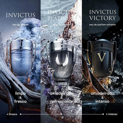 Invictus Platinum Paco Rabanne – Profumo Masculino – Eau de Parfum - 100ml