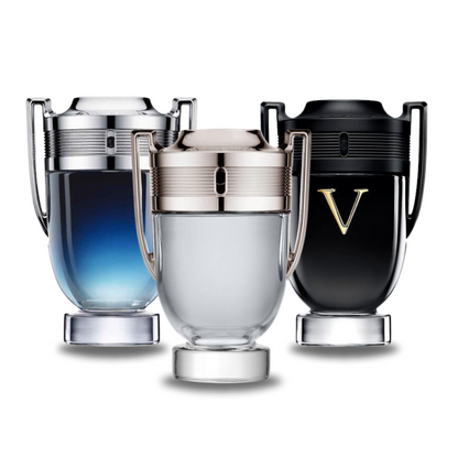 3 parfymer Paco Rabanne INVICTUS LEGEND, Paco Rabanne INVICTUS och Paco Rabanne INVICTUS VICTORY 100ml (Eau de Parfum)